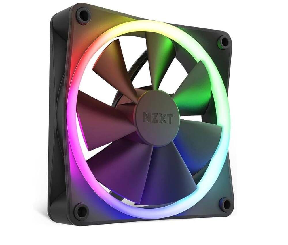 NZXT F120 RGB Fan 120mm Black Case Fan